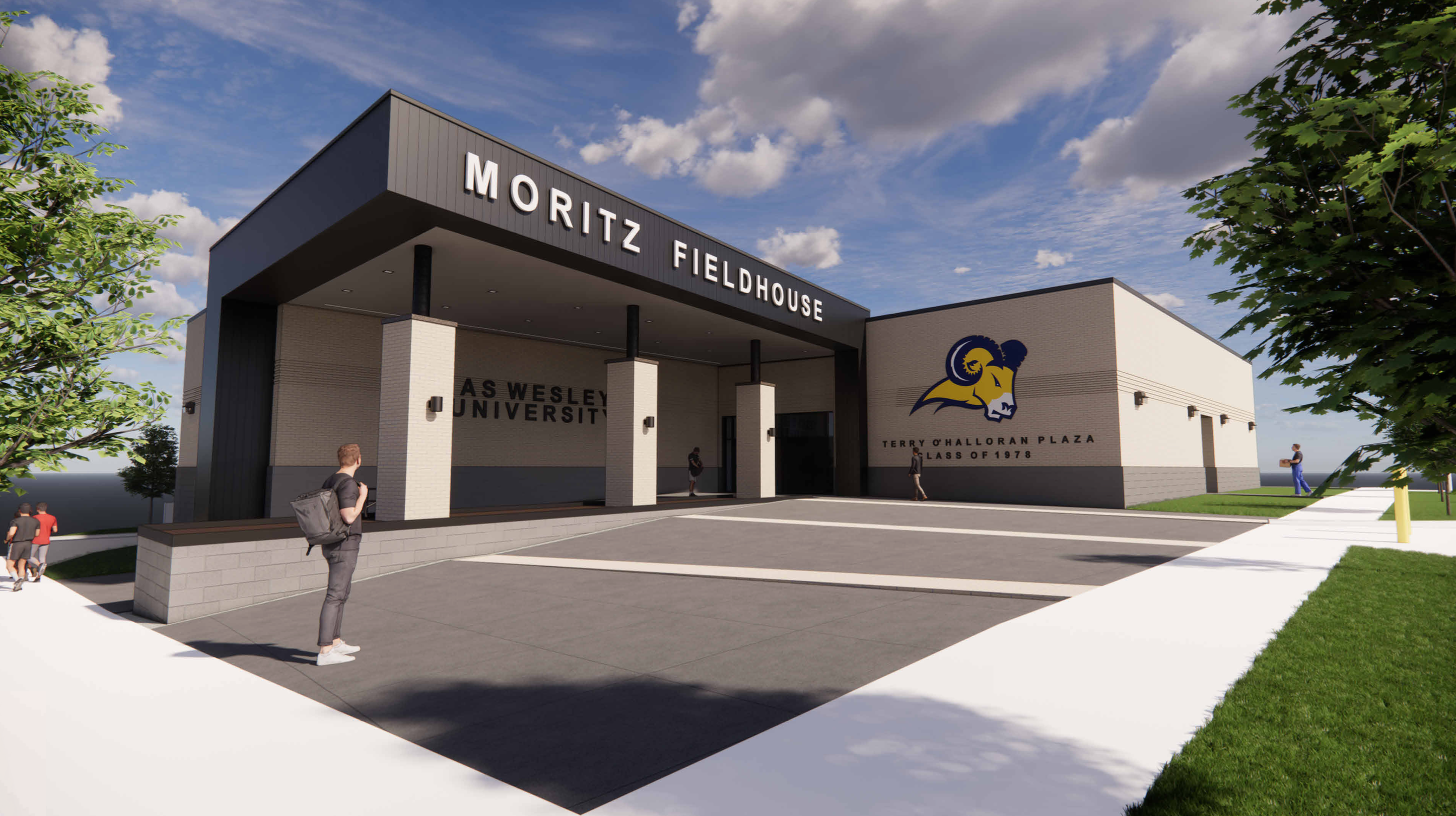 Rendering of the Moritz Fieldhouse